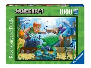 Ravensburger Puzzle 1000 db - Minecraft Mosaic