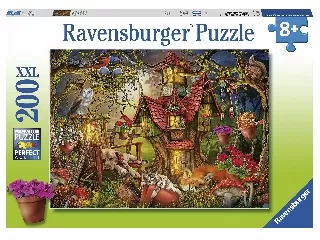 Ravensburger Puzzle 200 db - Erdei házikó
