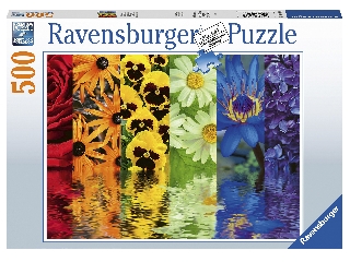 Ravensburger: Puzzle 500 db - Virágsávok