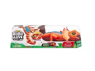 Robo Alive- élethű robot gyík narancssárga 