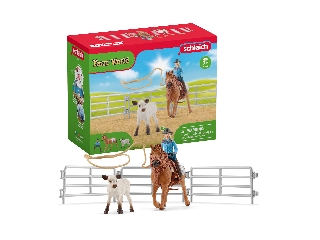 Schleich Lasszóverseny cowgirllel