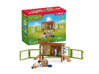 Schleich Nyúl ketrec nyulakkal