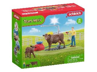 Schleich Tehénmosó állomás