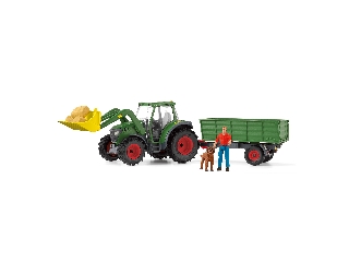 Schleich traktor utánfutóval