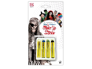 Set of 4 BIG HALLOWEEN MAKE-UP STICKS - 21 ml