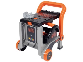 Smoby: Black & Decker 3 az 1-ben Devil Workmate munkapad - 19 részes