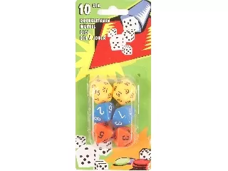 Sokoldalú dobókocka 6 darabos készlet