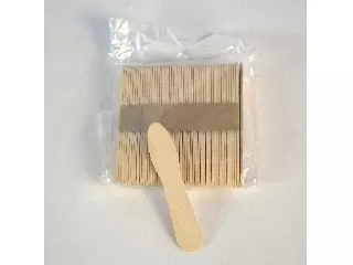 Spatula fa babapiskóta forma 7,5x 1 cm 50 db/csomag 