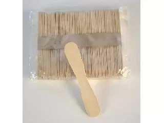 Spatula fa babapiskóta forma 9,6x1 cm, 50db/csomag bliszteres