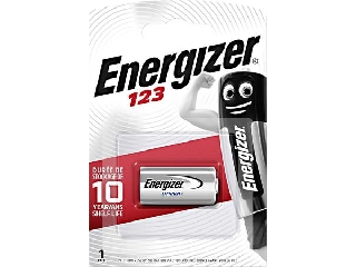 Speciális elem, CR123 fotóelem, 1 db, lítium, ENERGIZER