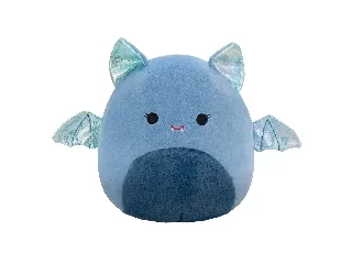 Squishmallows 20 cm - Este a kék denevér szőrös hassal és fémesen csillogó szárnyakkal
