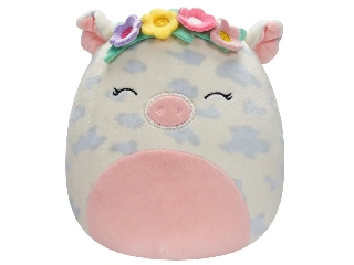 Squishmallows 20 cm - Rosie a kismalac virágos fejpánttal