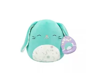 Squishmallows: Regan, a türkiz nyuszi virágos hassal - 20 cm