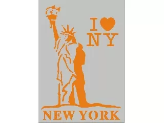 Stencil A/5-ös New York