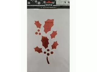 Stencil karácsonyi A/4-es Fagyöngyág