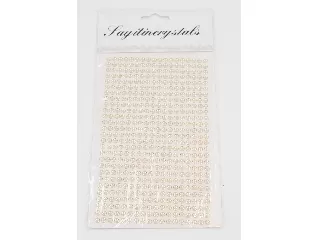 Strasszkő ragasztható átm:4 mm, 27x18 cm 486 db/ lap pezsgő 