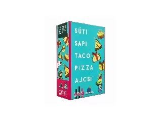 Süti, sapi, taco, pizza, ajcsi kártyajáték