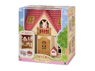 Sylvanian - Piros tetős kezdőház szett