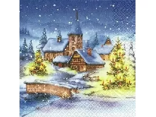 Szalvéta 33*33 cm 20 db/cs - Home Karácsonyi falu