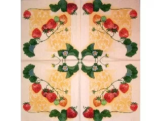 Szalvéta 33*33 cm 20 db/cs - TIFlair Eper
