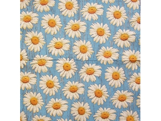 Szalvéta Daisy 20db/cs 33x33cm 3 rétegű Margaréta