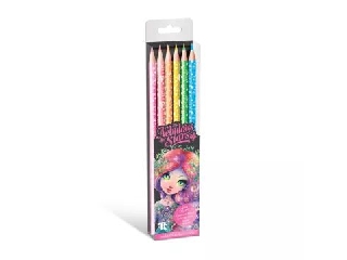 Színes ceruza 6 db-os neon