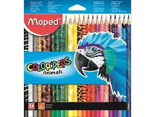 Colorpeps animals  háromszögletű színes ceruza , MAPED 