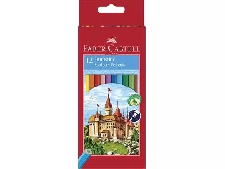 Színes ceruza készlet, hatszögletű, FABER-CASTELL \