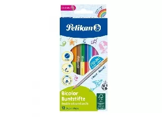 Színesceruza / 12 db Bicolor, 12 ceruzában 24 szín