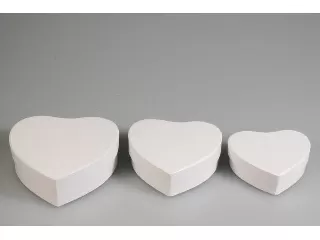 Szív dobozok 3 méret/csomag