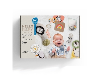 Taf Toys újszölött fejlesztõ és játékkészlet Hello Baby Newborn kit 12915