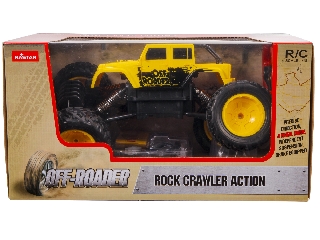 Távirányítós Rock Crawler Action - 1:18, citromsárga 