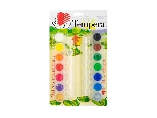 Tempera készlet tégelyes 14 szín