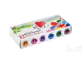 Tempera tégelyes 12 db-os Ico süni