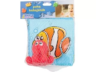 Tengeri állatok pancsolókönyv bébijáték spriccelővel