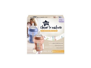 Tommee Tippee cumisüveg - CTN 2 db 260 ml terrakotta, kék