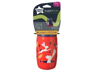 Tommee Tippee itatópohár - Superstar Insulated Sportee Bottle sportkupakos hõtartó 266ml 12hó piros