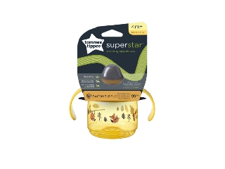 Tommee Tippee itatópohár - Superstar Weaning Sippee Cup csõrös 190ml 4hó sárga