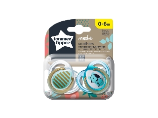 Tommee Tippee játszócumi Moda 2db 0-6hó fiú