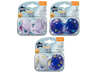 Tommee Tippee játszócumi Moda 2db 6-18hó Midnight Jungle