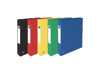 Top File füzetbox (karton) A4 40mm vegyes intenzív színek