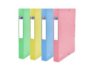 Top File füzetbox (karton) A4 40mm vegyes pasztell színek