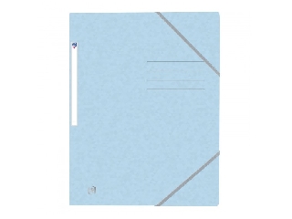 Top File gumis mappa (pólyás) A4 pasztell kék
