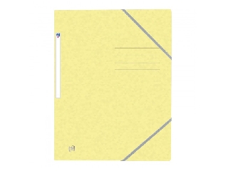 Top File gumis mappa (pólyás) A4 pasztell sárga