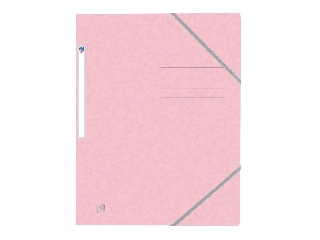 Top File gumis mappa (pólyás) A4 rózsaszín