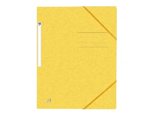 Top File gumis mappa (pólyás) A4 sárga