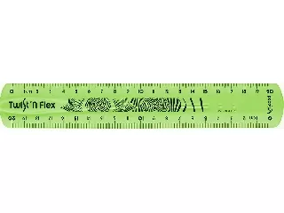 Törhetetlen vonalzó zöld műanyag 20 cm, MAPED