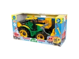 Traktor lapáttal és markolóval