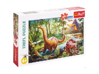 Trefl: dinoszauruszok 60 darabos puzzle