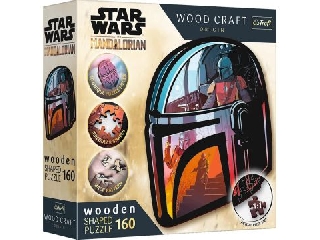 Trefl Puzzle Wood Craft: Star Wars, A Mandalóri - 160 darabos puzzle fából